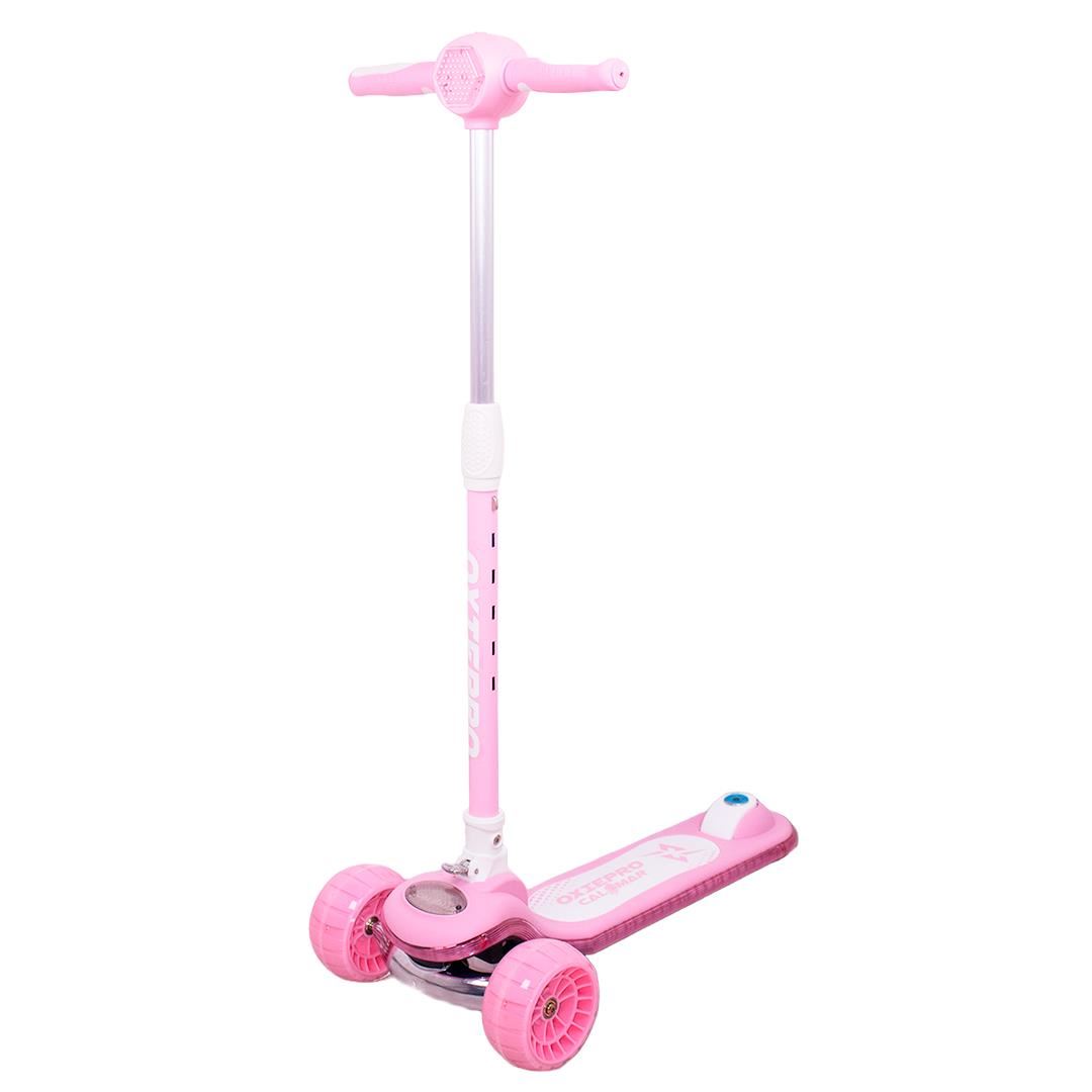 Scooter Calamar con bluetooth oxie pro negro rosado blanco